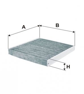 Фильтр салона Audi A3; Seat; Skoda; Volkswagen угольный WIX FILTERS WP2089 (фото 1)