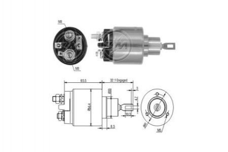 Втягуюче реле ZM ZM573 (фото 1)