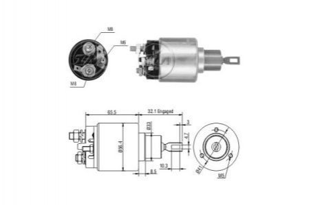 Втягуюче реле ZM ZM775 (фото 1)